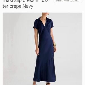 J. Crew Navy Maxi Dress